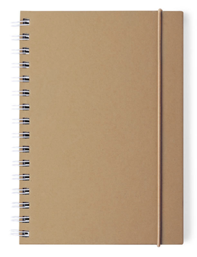 Quaderno in cartone riciclato