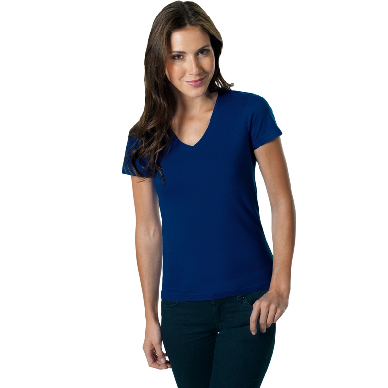 T-shirt collo a V
