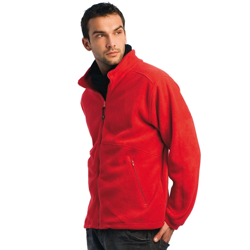 Pile con full zip