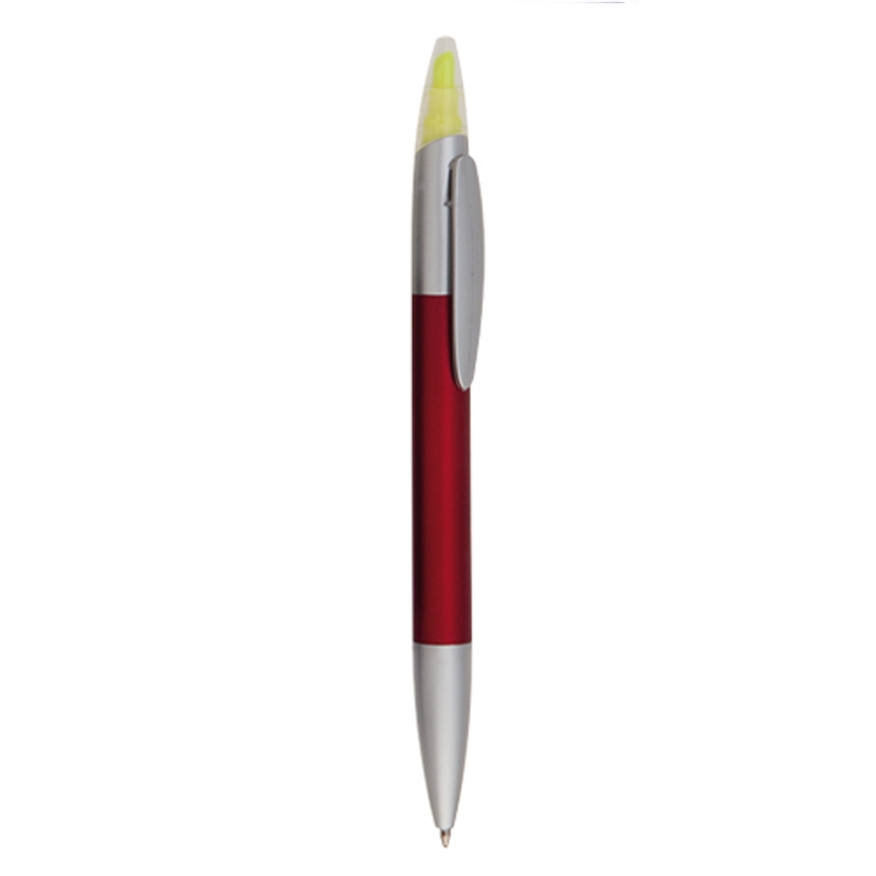 Penna con evidenziatore